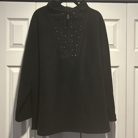 QVC Quacker Factory Fleece Pullover 2X - Picture 2 of 3